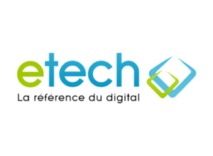 Logo d'etech, entreprise partenaire de HEI